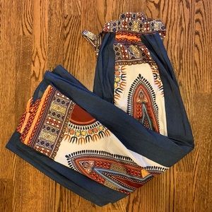 Women’s Wide Leg Printed Pant